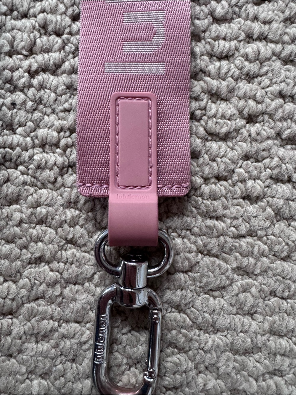 Lululemon Never Lost Keychain Wristlet Bundle Blue & Dusty Pink - Picture 5 of 6